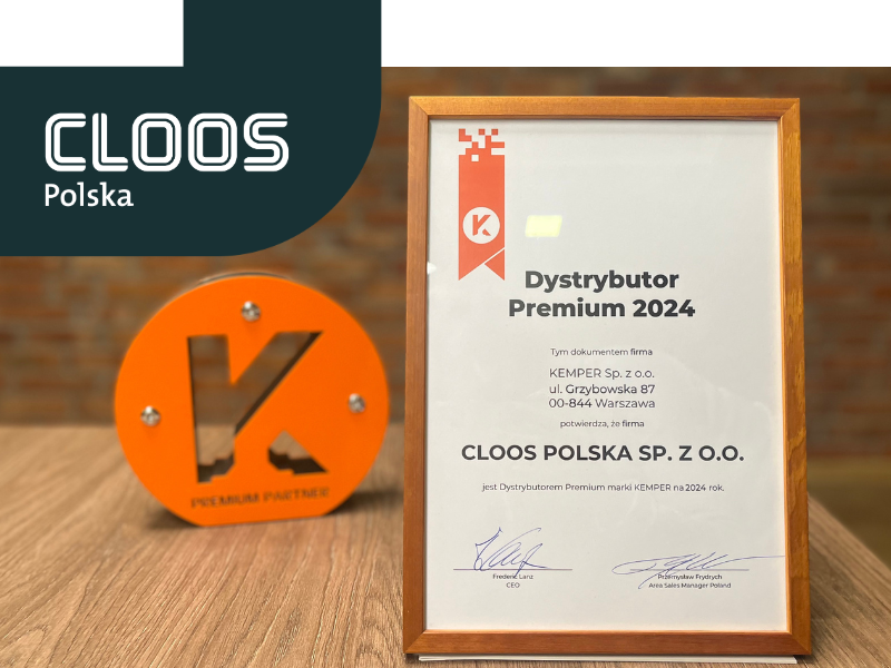 CLOOS Polska Dystrybutorem Premium marki Kemper na 2024 rok