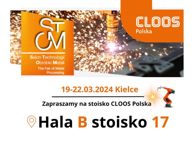 CLOOS Polska na targach STOM w Kielcach 19-22.03.2024